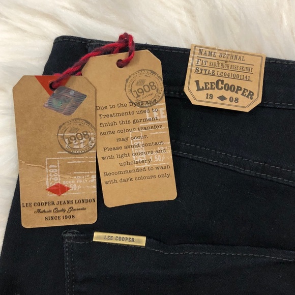 Lee Cooper NWT Skinny High Rise Jeans Bethnal 29 - Picture 4 of 6